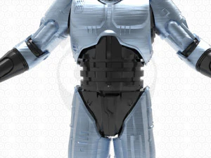 Robocop - Rigged 3D Model