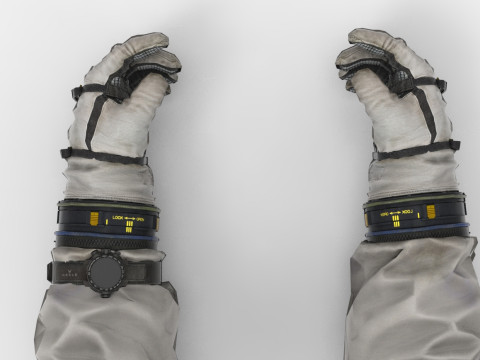 Hands Space View 3D Model