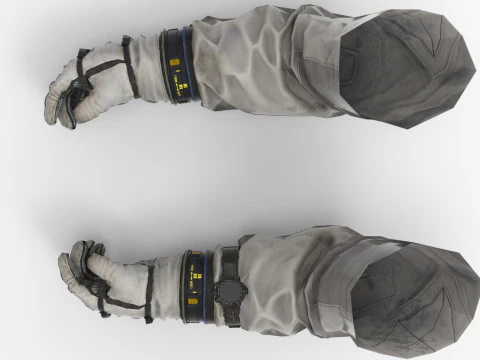 Vista do espa&ccedil;o das m&atilde;os Modelo 3D