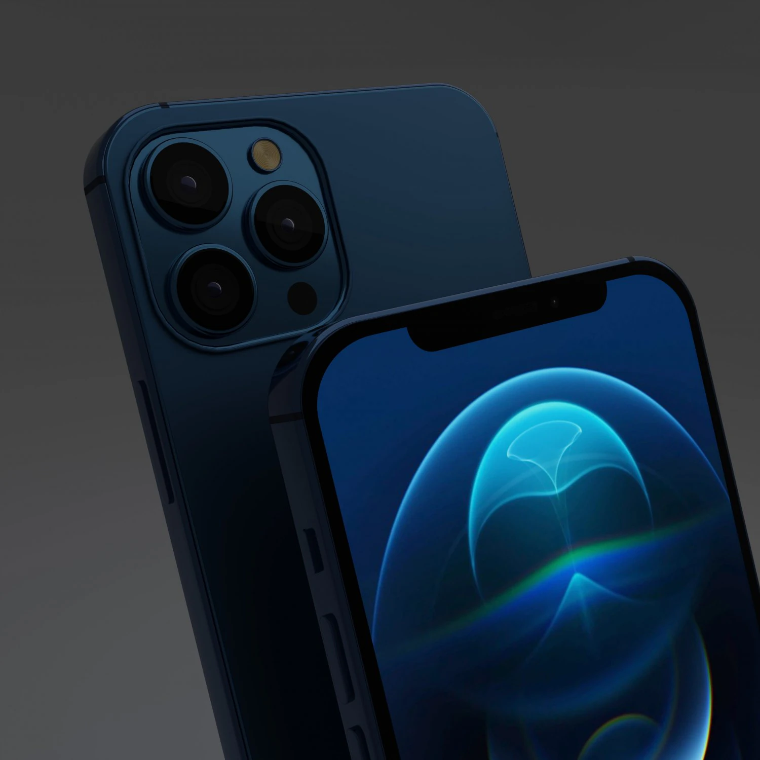 IPhone 12 pro max 3D Model .c4d .max .obj .3ds .fbx .stl .blend 