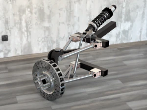 スプリング機構 3Dモデル