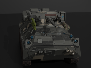 BTR-3E1 3D 模型
