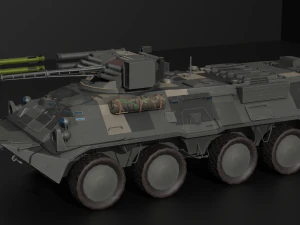 BTR-3E1 3D Model