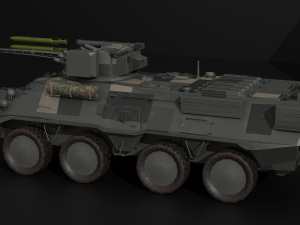 BTR-3E1 3D 模型
