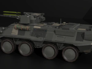 BTR-3E1 3D Model