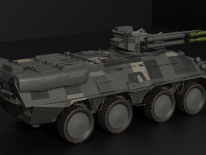 BTR-3E1 3D 模型
