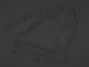 BTR-3E1 3D Model