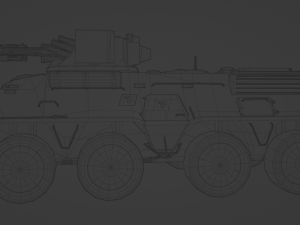 BTR-3E1 3D 模型