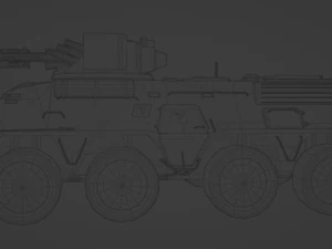 BTR-3E1 3D Model