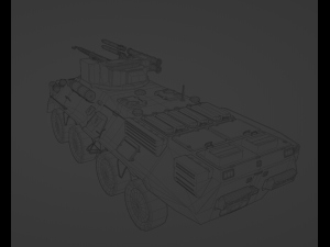 BTR-3E1 3D 模型