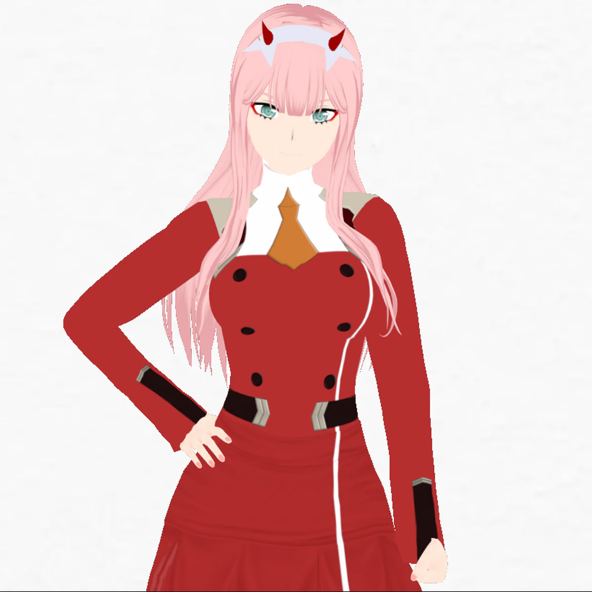 Karya penggemar 3D Zero Two dari Darling dalam format Blender FranXX dan uji kesatuan Model 3D .c4d .max .obj .3ds .fbx .stl .blend 