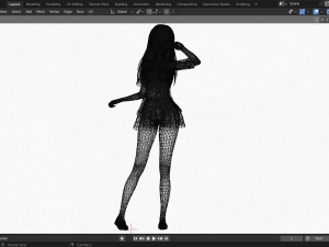 Hayase Nagatoro 3D fan art from Ijiranaide Nagatoro-san format blender Modelo 3D