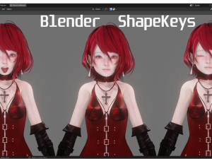 Blood Assassin Girl - Realistic Female Character - Blender Eevee Modelo 3D