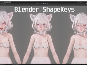 Cat Girl - Realistic Female Character - Blender Eevee Modelo 3D