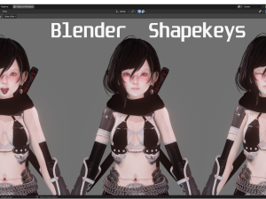 Dark Assassin Girl - Realistic Female Character - Blender Eevee 3D 모델