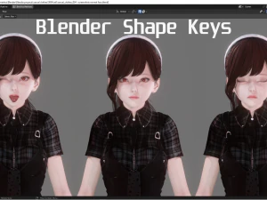 Casual Clothing 0004 - Realistic Female Character - Blender Eevee 3D Model
