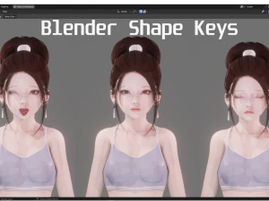Sport Girl - Realistic Female Character - Blender Eevee 3D Model