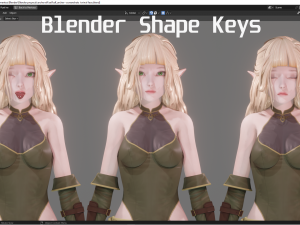 Elf Archer - Realistic Female Character - Blender Eevee 3D 模型