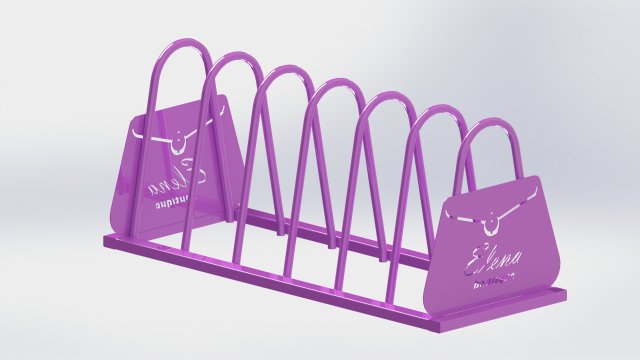 Girls bike parking 3D 模型 .c4d .max .obj .3ds .fbx .stl .blend 