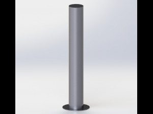 Parking bollards 3D Model