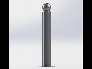 Parking bollards 3D Model