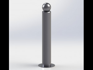Parking bollards 3D Model