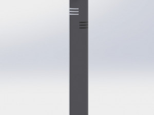 Parking bollards 3D Model