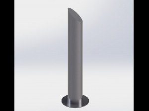 Parking bollards 3D Model