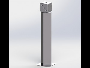 Parking bollards 3D Model