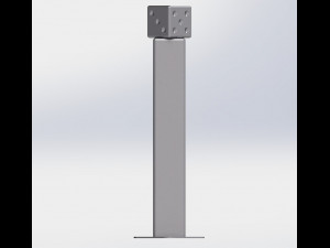 Parking bollards 3D Model