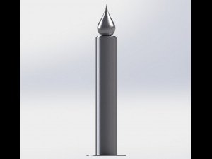 Parking bollards 3D Model