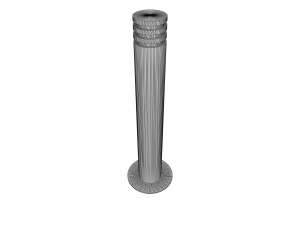 Parking bollards 3D Model
