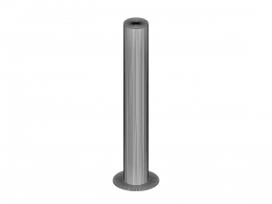Parking bollards 3D Model