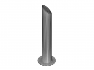Parking bollards 3D Model