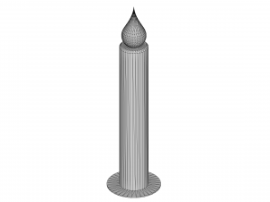 Parking bollards 3D Model