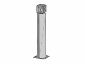 Parking bollards 3D Model
