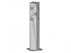 Parking bollards 3D Model
