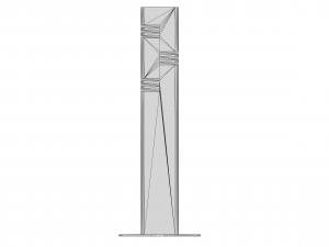 Parking bollards 3D Model