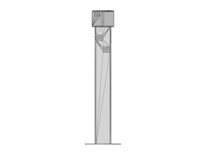 Parking bollards 3D Model