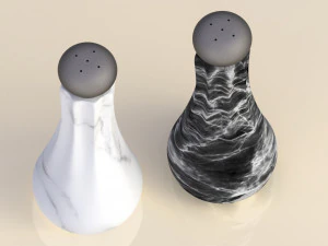 Salt and Pepper 3D Model