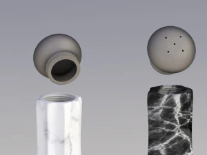 Salt and Pepper 3D Model