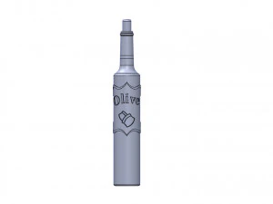 Oil Bottle 3D Model