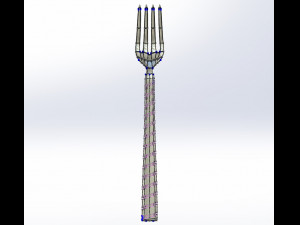 Fork Model 3D