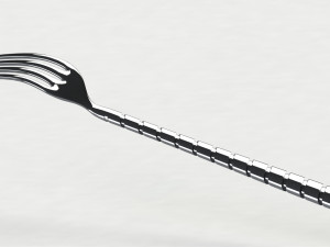 Fork and Spoon 3D 模型