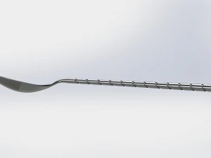 Fork and Spoon 3D Model