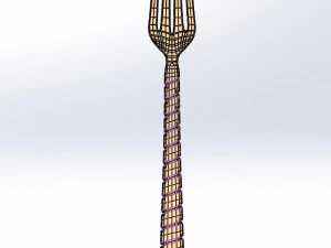 Fork and Spoon 3D Model