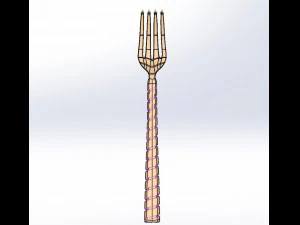Fork and Spoon 3D Model