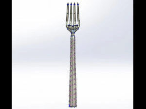 Fork and Spoon 3D Model