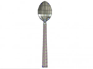 Fork and Spoon 3D Model