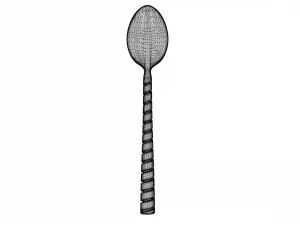Fork and Spoon 3D Model